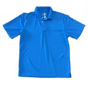 PGA Tour Polo‎ Shirt - Airflux Technology Mens Size Medium - Blue